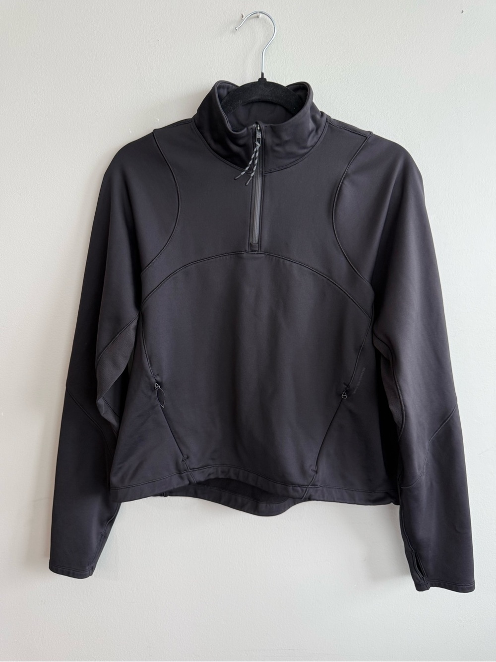 Lululemon Black Quarter-Zip Technical Pullover Jacket - Women